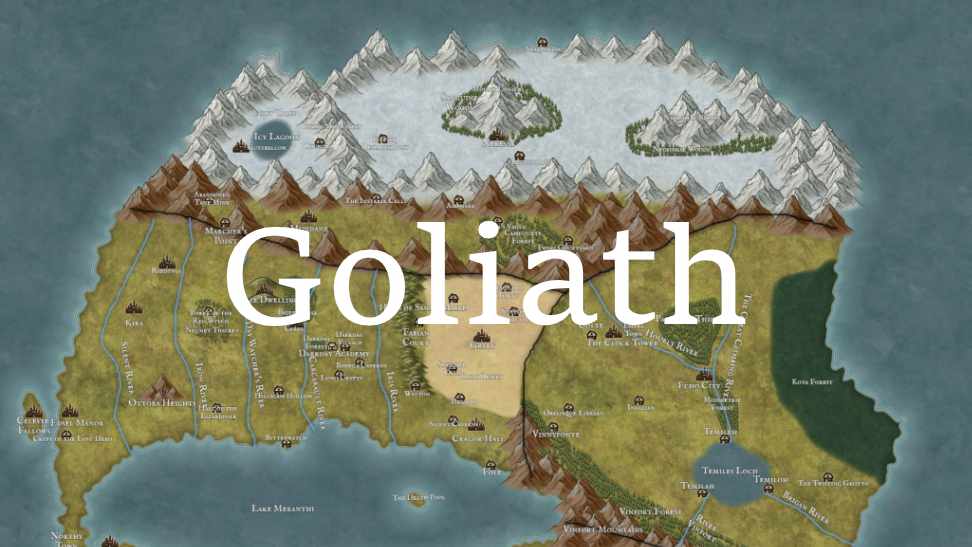 暗黑日学院Goliath中文单人纸笔PNP素材桌游图包