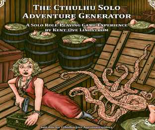 克苏鲁冒险生成器单人纸笔桌游PNP素材图包