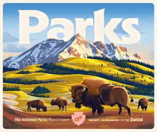 国家公园自然之旅中文PNP含中规PNP素材桌游图包