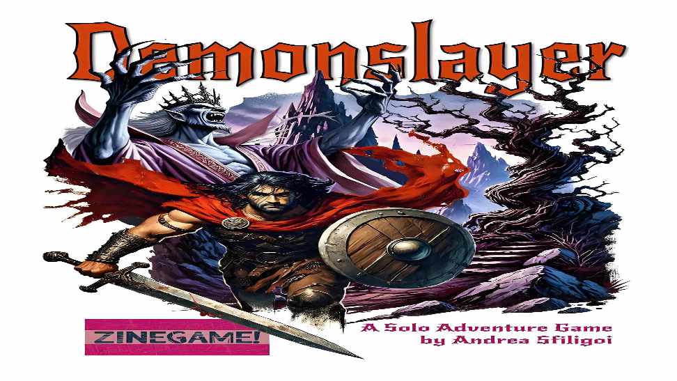 恶魔猎人中文PNP素材纸笔冒险桌游图包Demonslayer solo adventure game